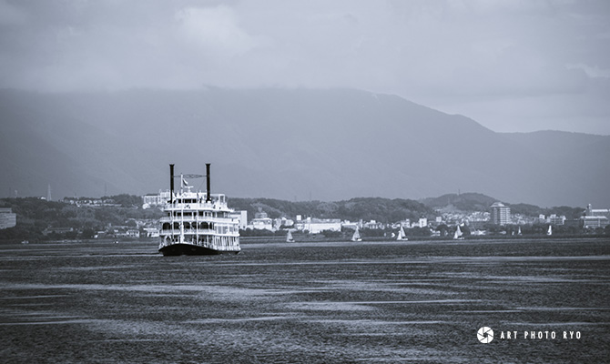 琵琶湖で撮影した写真