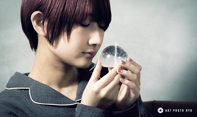 モデル葵美月さんとのイメージ写真撮影